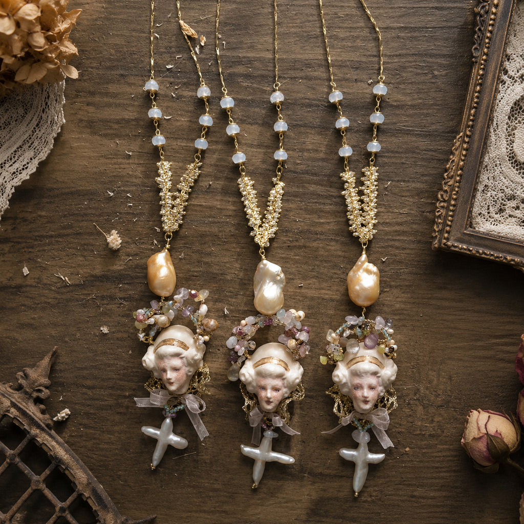 Odette Cross Doll Necklace