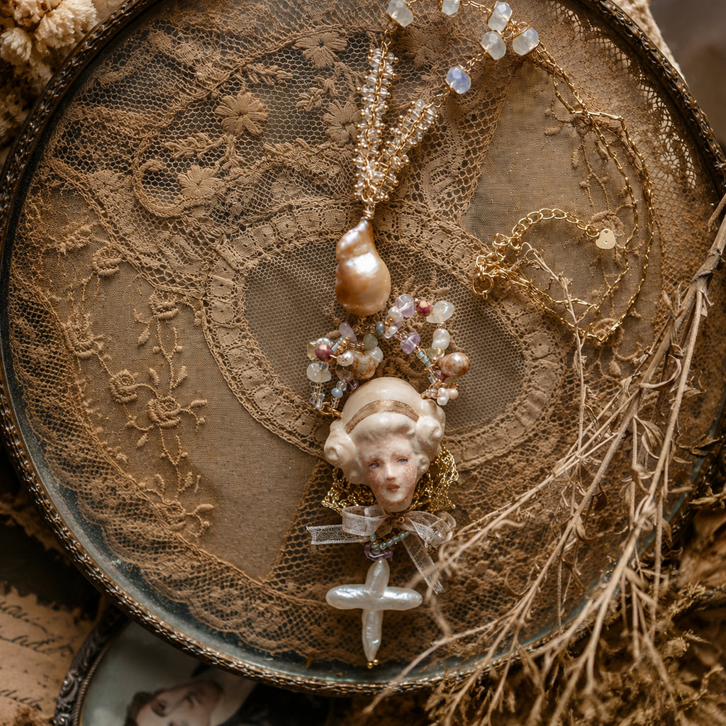 Odette Cross Doll Necklace