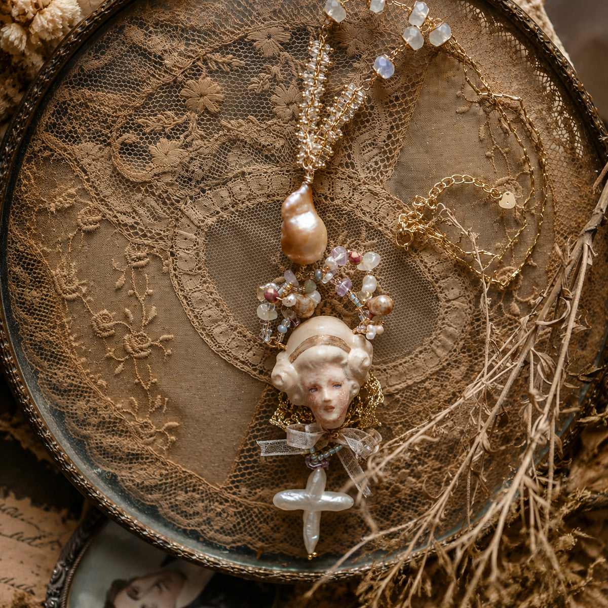 Odette Cross Doll Necklace