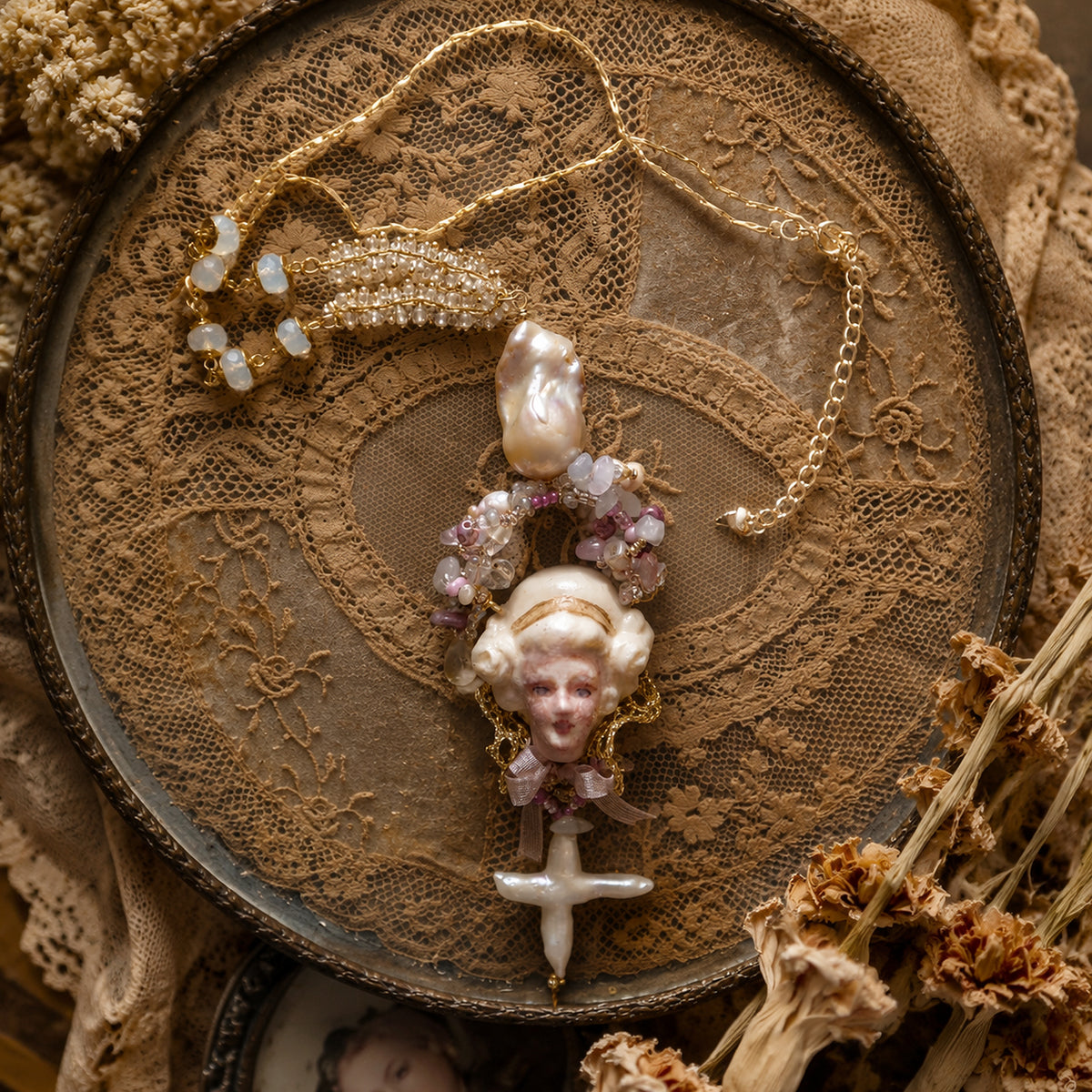 Odette Cross Doll Necklace