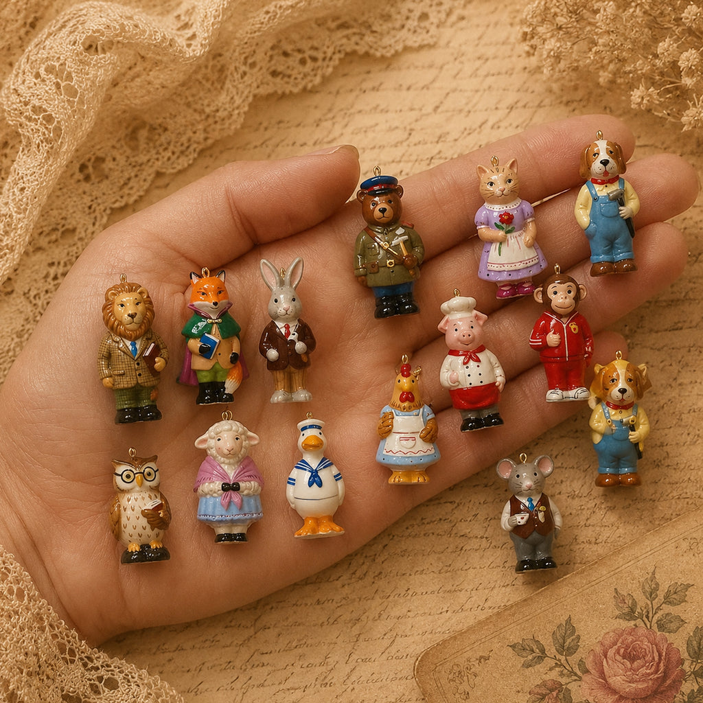 Animal Forest Charm Necklace