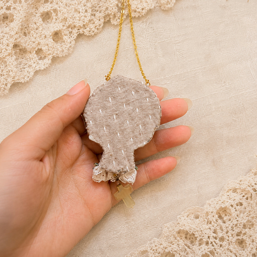 A002 — Handmade Doll Pendant Necklace | Choose Your Lambwick Resident | Lambwick Manor Collection
