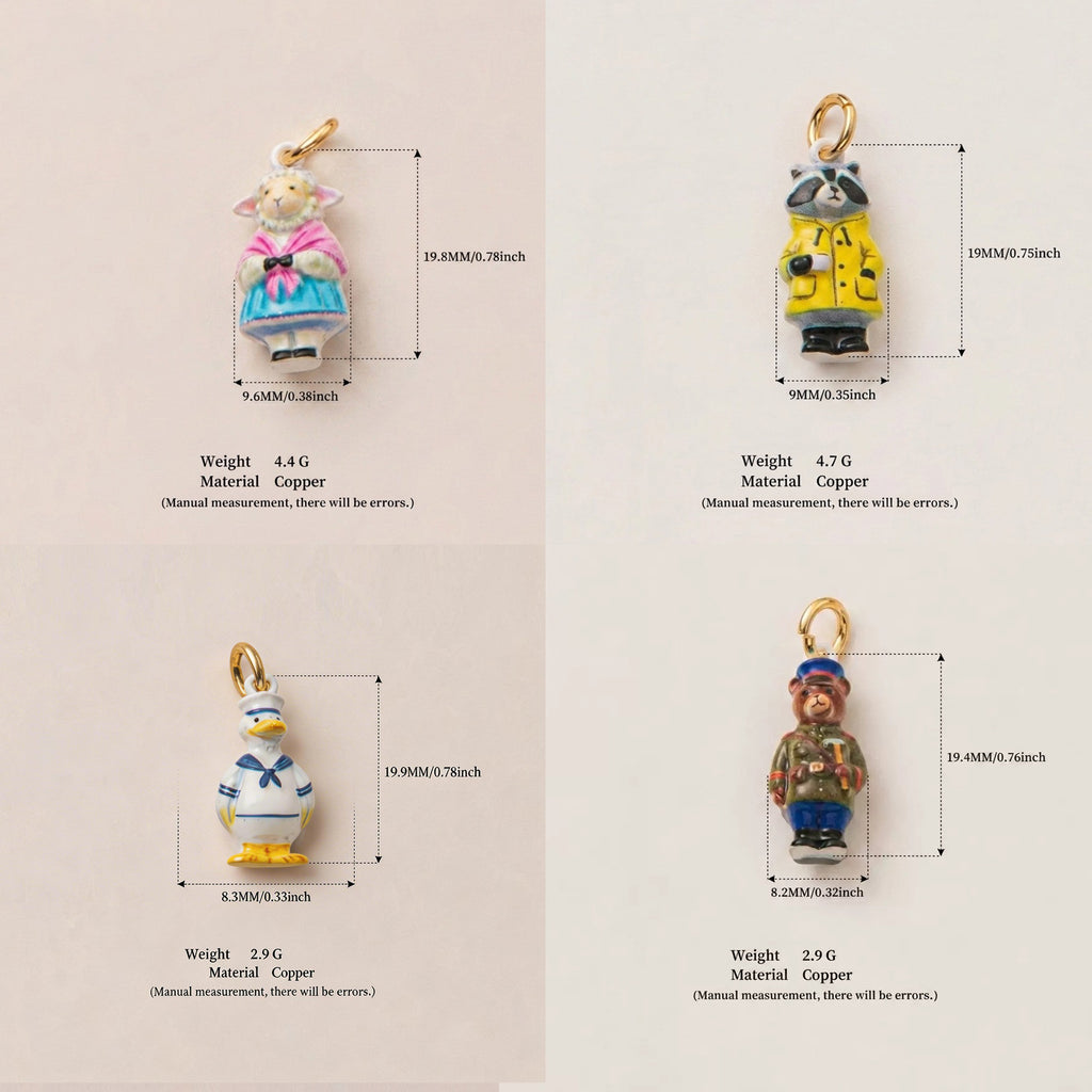 Animal Forest Charm Necklace