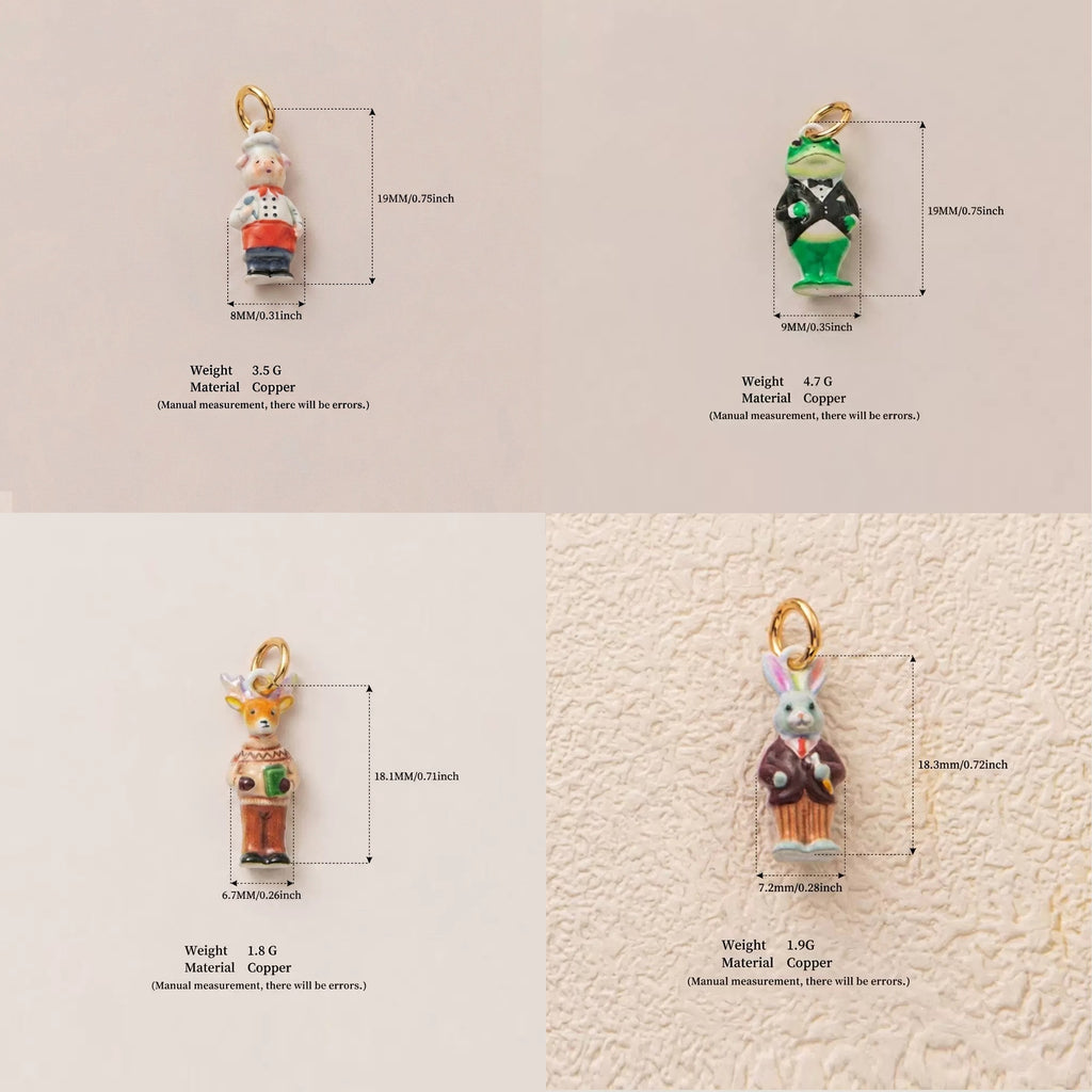 Animal Forest Charm Necklace