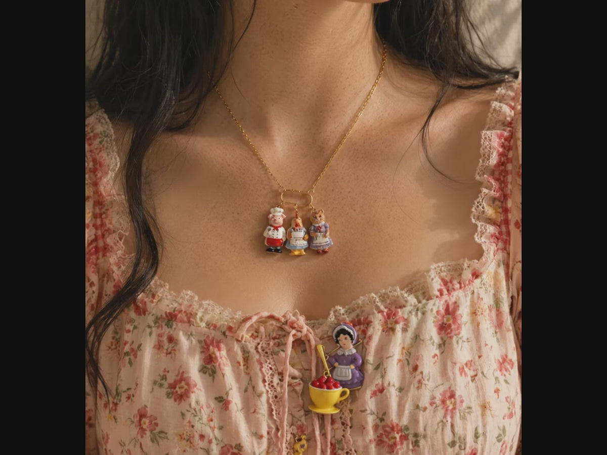 Animal Forest Charm Necklace